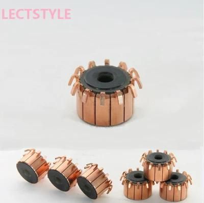 12V, 24V, 48V DC Motor Slot Commutator for Automobiles, Power Tools and Household Appliances