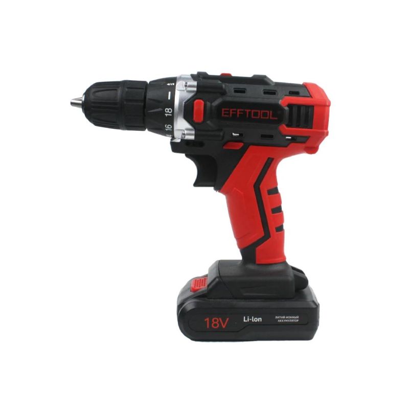 Efftool Brand China Supplier 12V 14.4V 18V Best Quality Lithium Battery Lh-Qm18A Cordless Drill