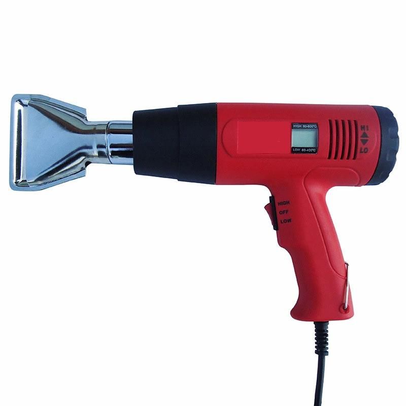 1600W Hot Air Heat Gun Dual Temperature Paint Stripper DIY Tool + 4 Nozzle