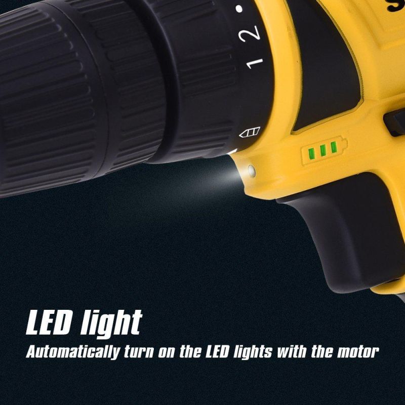 Suntec High Quality 12V Cordless Drill Power Drill Dlightweight Power Machine with LED Light