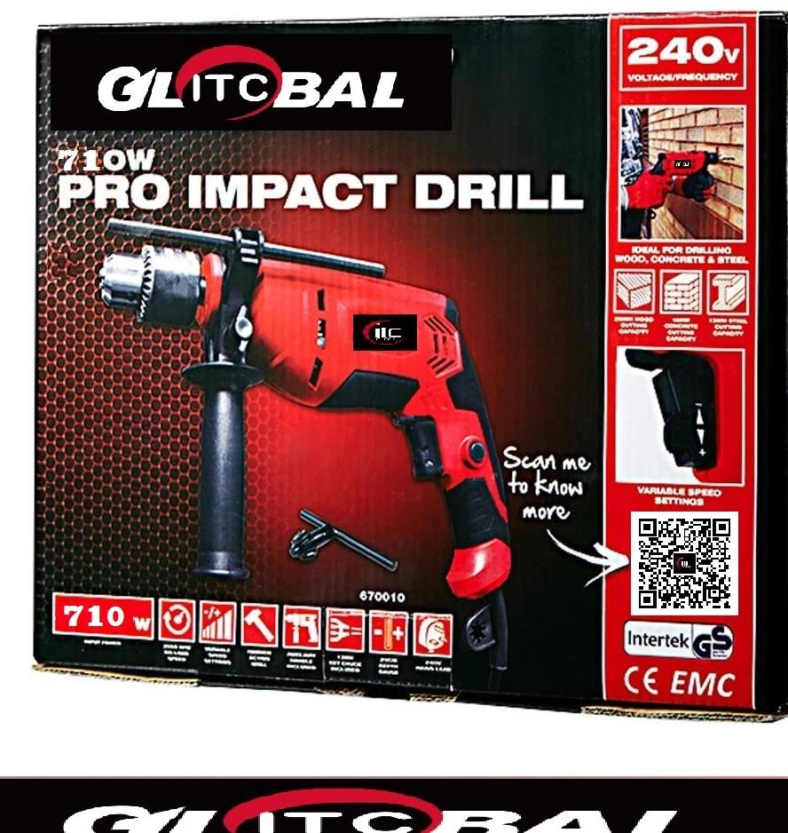 710W Electric Impact Drill -Powerful Power Tool