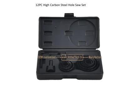 12PC High Carbon Steel Hole Saw Set,Power Tools