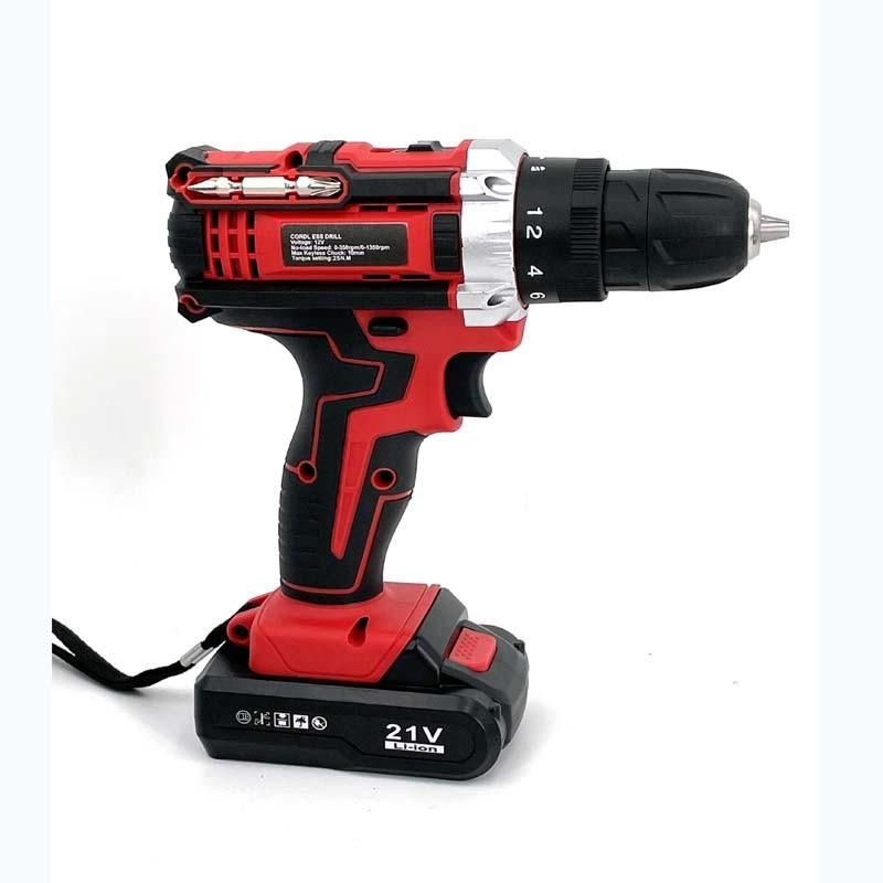 Cg-3002red Double Speed 12V 16.8V 21V Li-on Lithium Battery Professional Manufacturer Hand Rechargeable Forward and Reverse Impact Cordless Drill