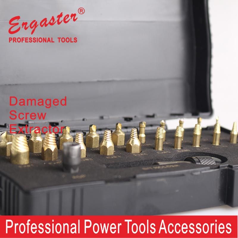 Screw Extractor Set Quickly Removing Stripped, Broken, Stuck or Damaged Bolts