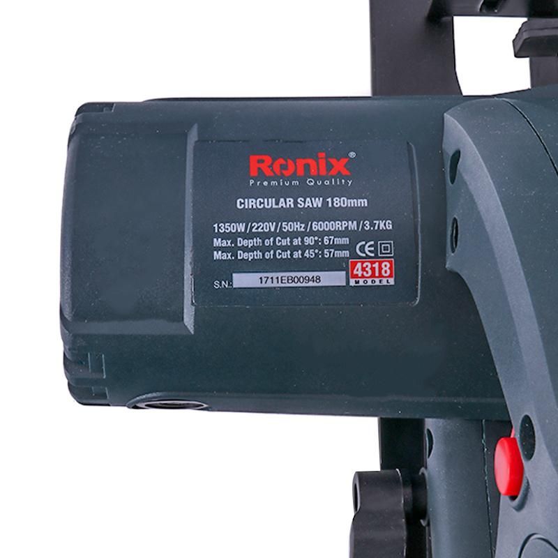 Ronix 4318 Dematic Portable Power Tools 1350W High Power Electric Circular Saw
