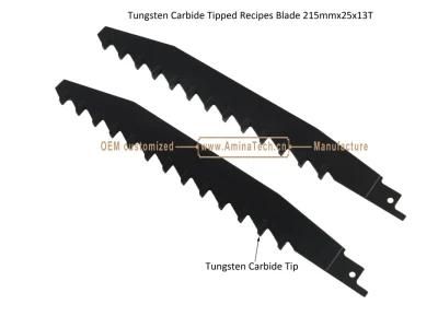 Tungsten Carbide Tipped Recipes Blade 215mmx25x13T,Reciprocating,Power Tools