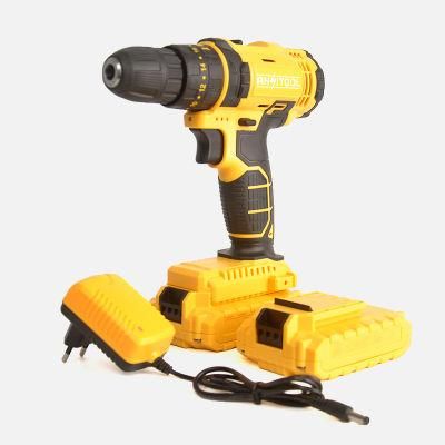 Customized Professional 12V Cordless Impact Drill Power Tools 10mm Electric Drills with Two Batteries Electric Tools Parts
