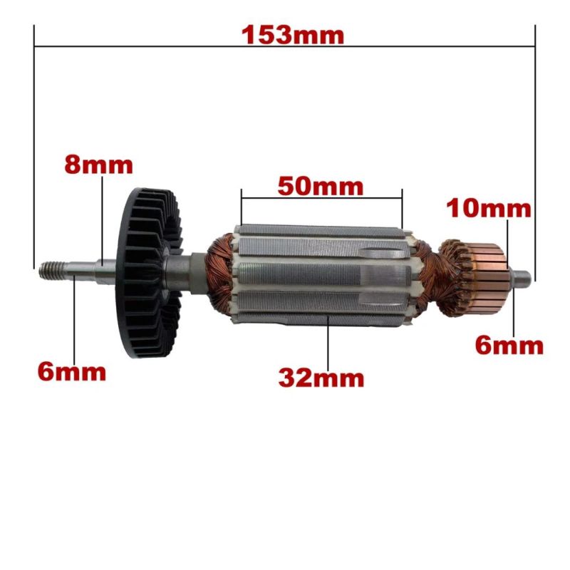 AC220V-240V Armature Rotor Anchor Replacement for Hitachi Angle Grinder