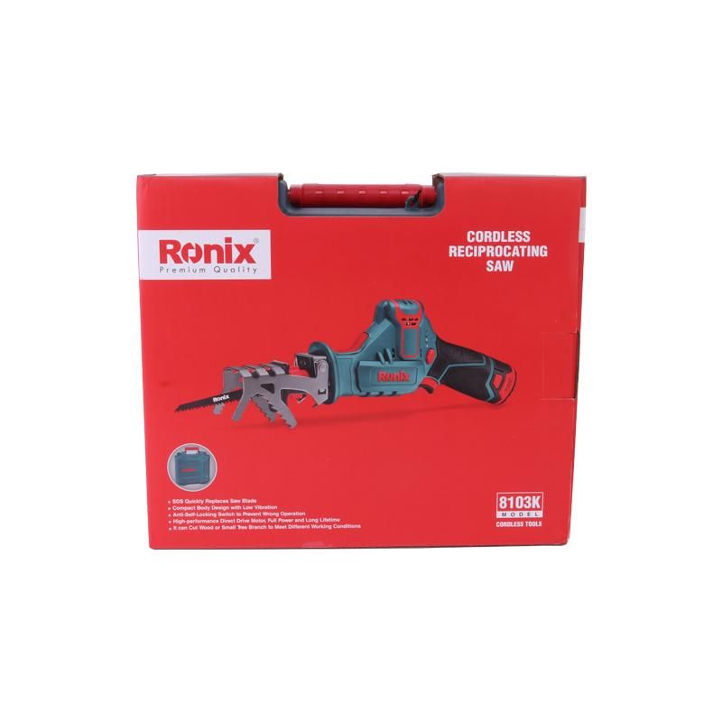 Ronix High Quality Model 8104K 12V 2A Cordless 2 Battery Magnetic Mini Electric Screwdrivers