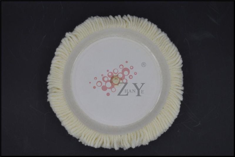 Logo Printed Single Side Wool Polishing Pad