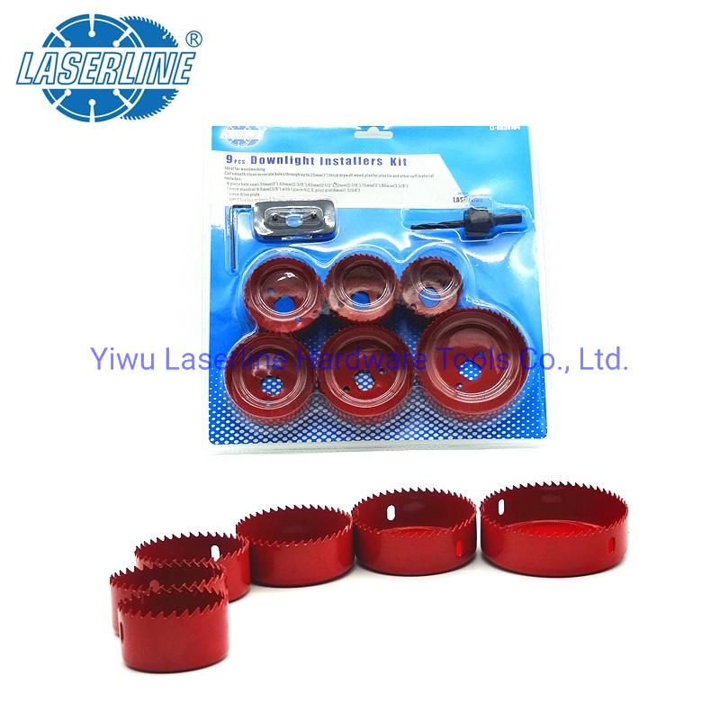 9PCS Wood Hole Saw for Woodworking Combination