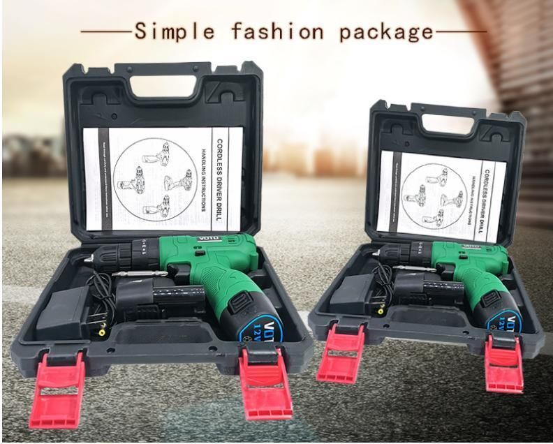 20V Household Lithium Power Tools Cordless Lithium Electric Impact Drill