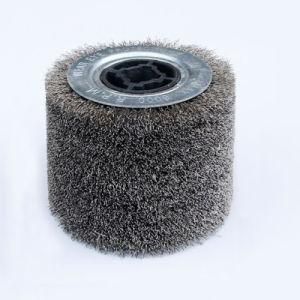 The Factory Directly Supplies Steel Wire Brush with The Cross Hole Metal Rust Removal Polishing Wheel