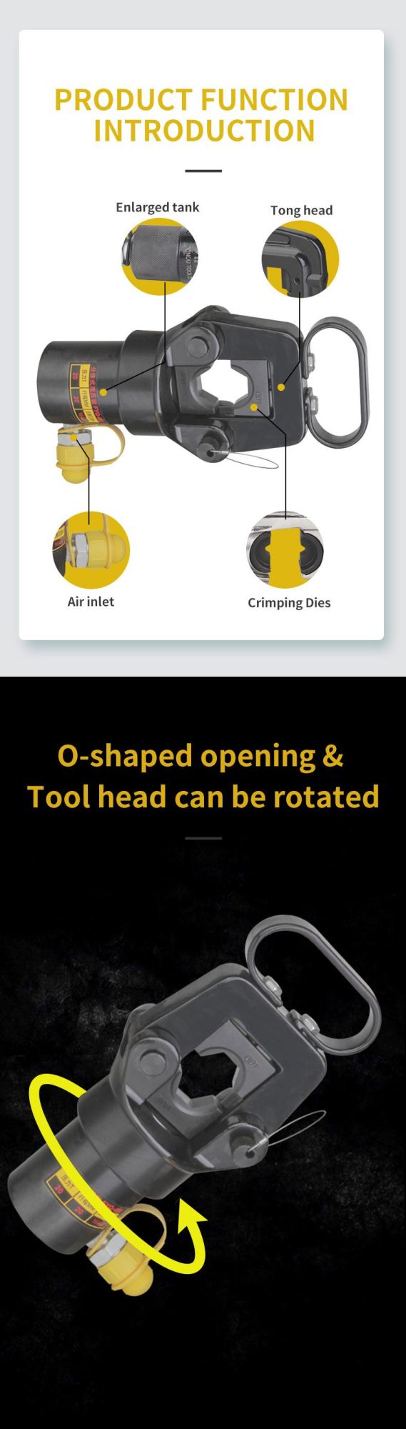 Hydraulic Crimping Tools Head 25-500mm Sqm (FYQ-500)