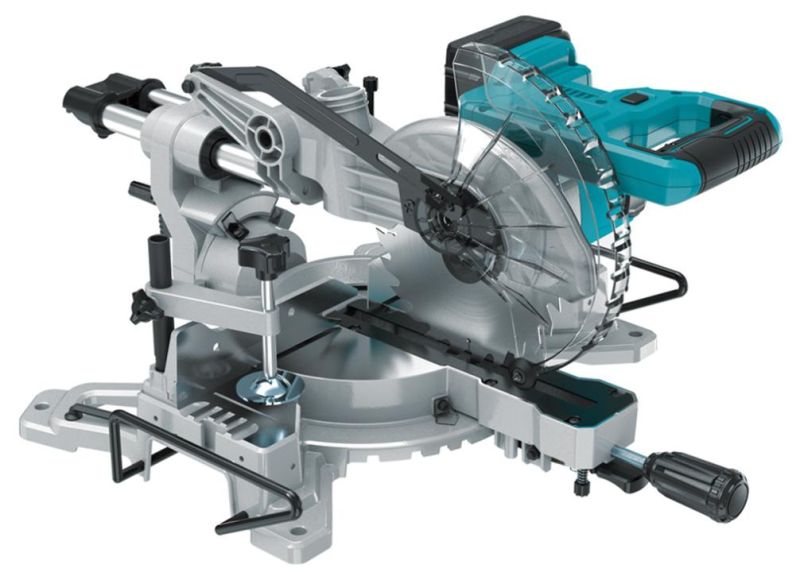 18V Li-ion Battery Cordless Mitre Miter Saw 7-1/4“ 185mm 8" 210mm Battery Connected Canada Mastercraft Type, Europe Standard