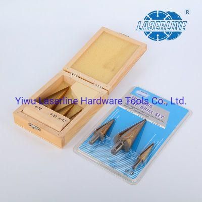 Direct Sale Power Tools Hammer 3PCS Step Drill Bits Set