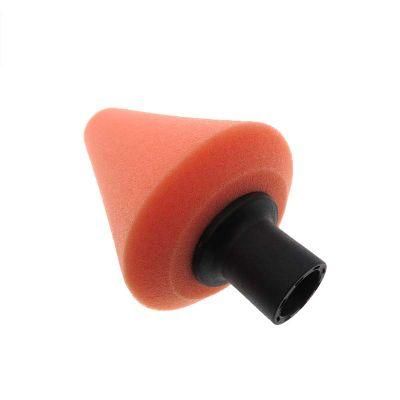Cross-Border Supply 70mm Orange Chamfered Cone Car Polishing Sponge Car Wheel Cleaning Car Wash Sponge Brush