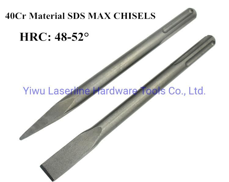 SDS Max Shank Impact Hammer Drill Chisel for Concrete Breaking