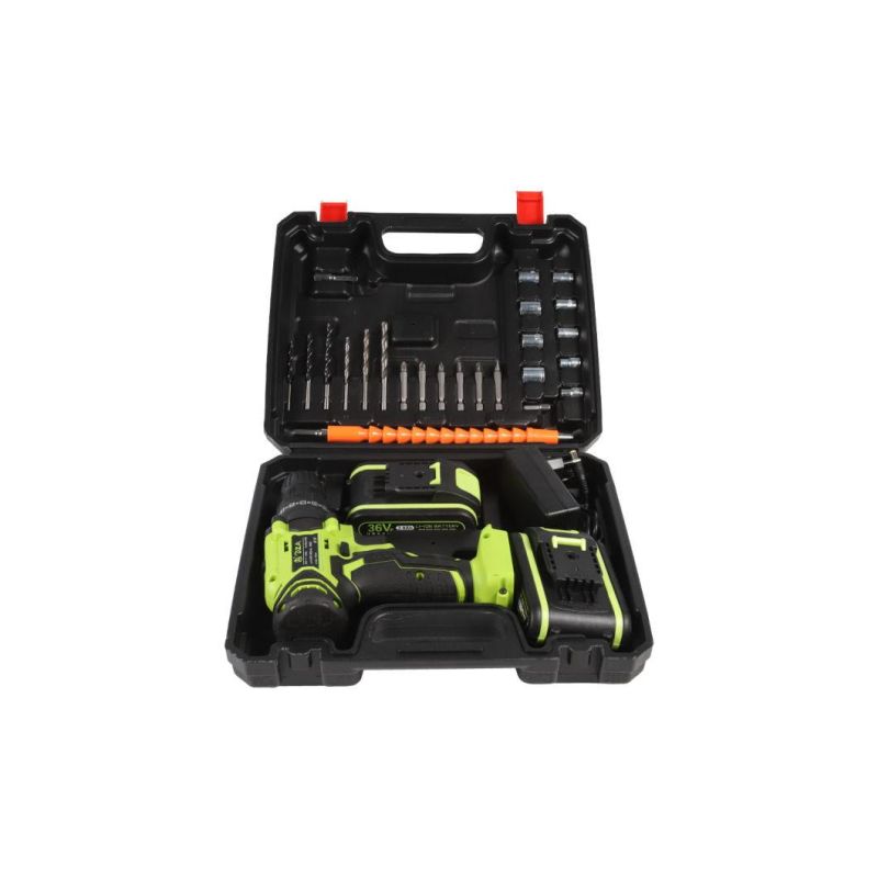 21V Cordless Drill with 1500 mAh Li-ion Battery 2 Speed 1 Hour Super Charge