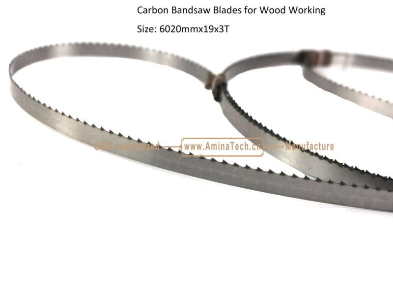 Carbon Band Saw Blades for Wood WorkingSize: 6020mmx19x3T