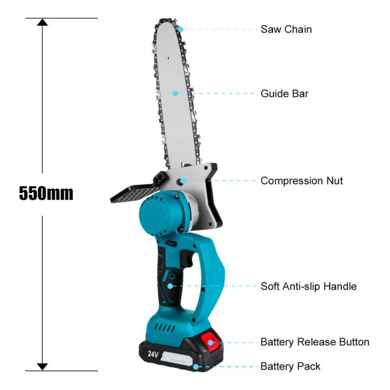 New 36V Powerful Lithium Battery Cordless Garden Chainsaw-Power Machine Tools TM-Lt36V405