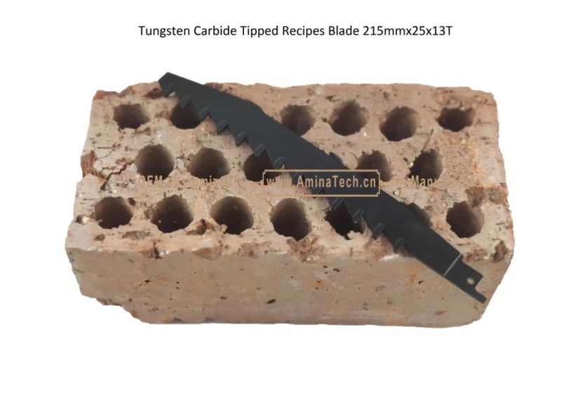 Tungsten Carbide Tipped Recipes Blade 215mmx25x13T,Reciprocating,Power Tools