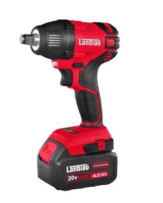Lanbiao Professional Quality Li-ion Brushless Cordless Impact Wrench 20V 816