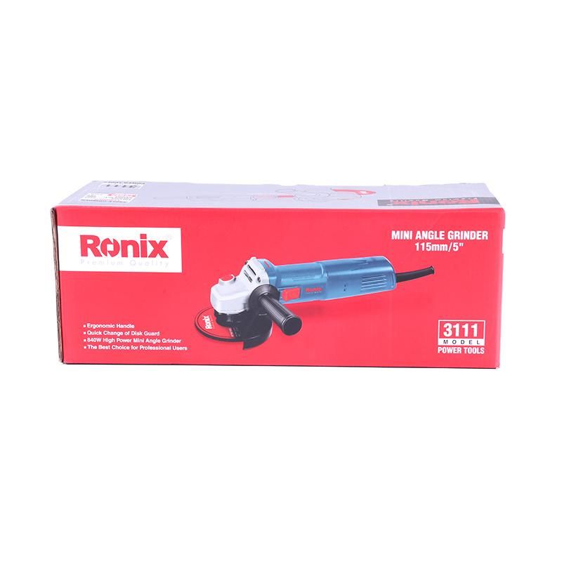 Ronix Model 3111 High Quality 115mm 1050W Mini Anti Vibration Mini Angle Grinder Machine