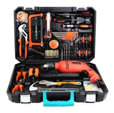 108PCS Power Tools Set with Impact Electric Drill Hand Tool Set Household Tool Set