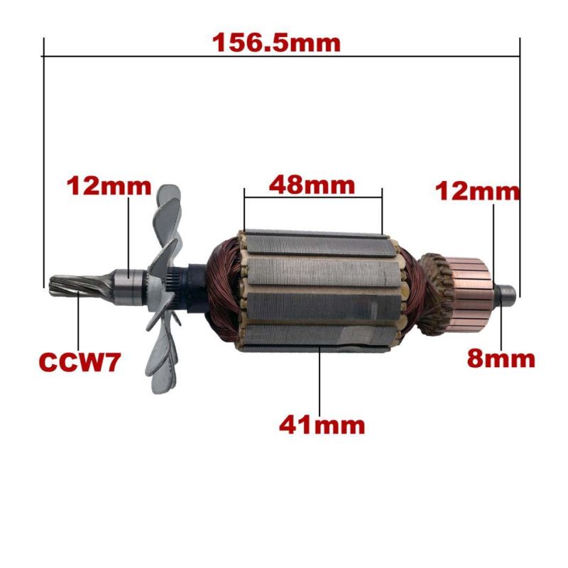 220V-240V Rotor Anchor Armature Stator Replacement for Makita Polisher