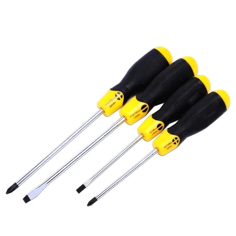 Good Quality Transparent Plastic Handle Cross Head Screwdriver