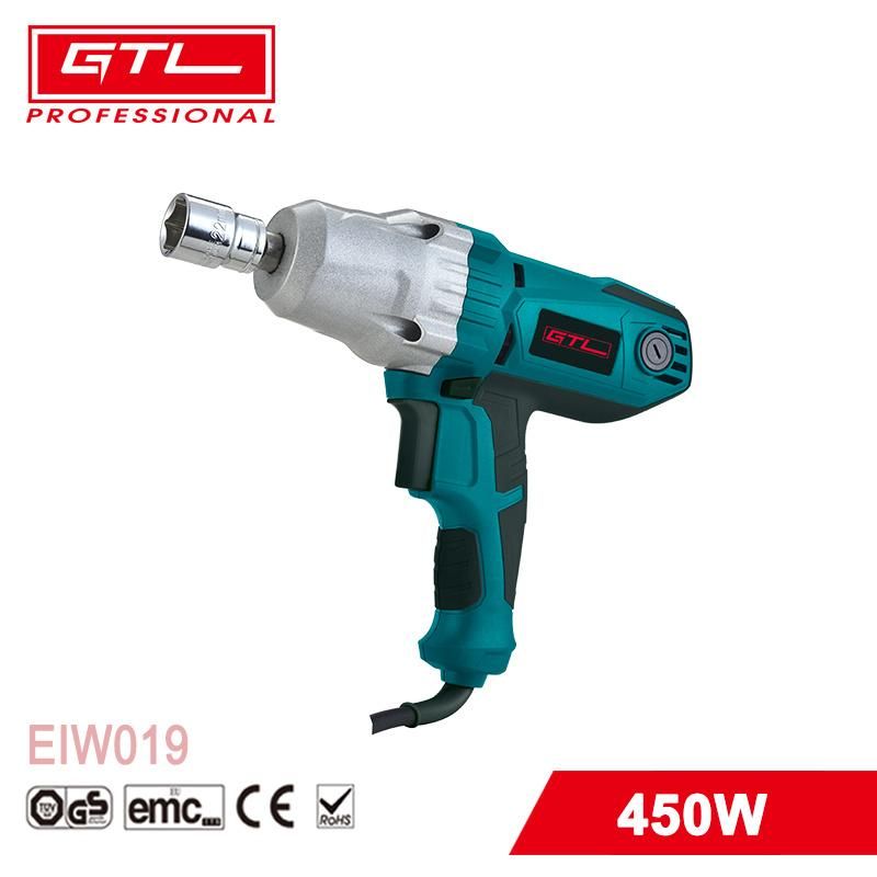 450W 1/2 Inch Electric Corded Impact Wrench with 4PCS Sockets
