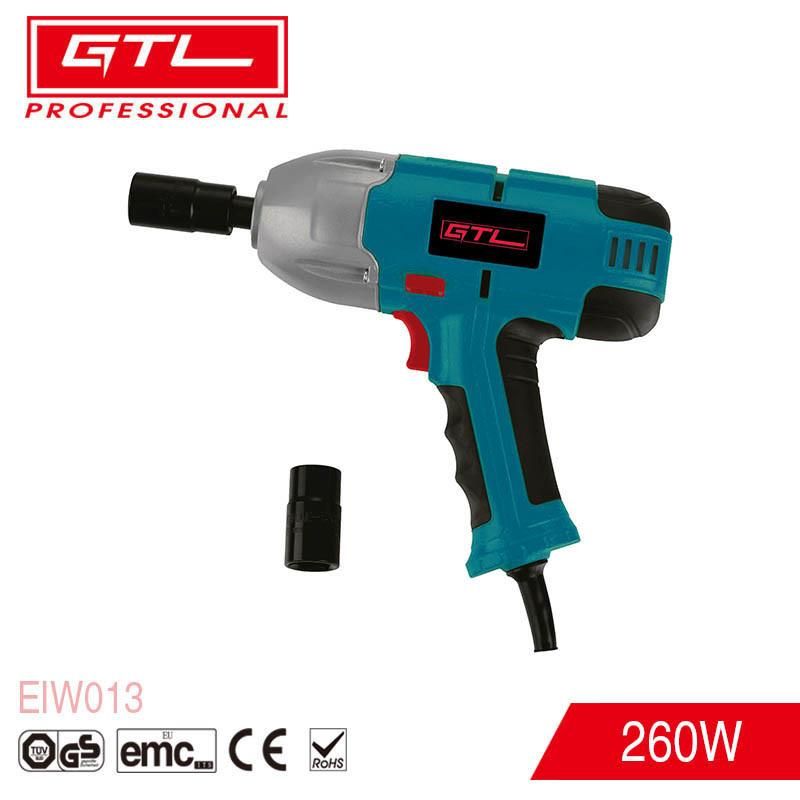 260W Electric Impact Wrench with 2PCS Double Sockets