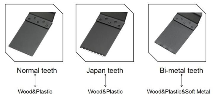 Precision Teeth Quick Release Oscillating Multi Tools Saw Blade for Wood Plastics Metal