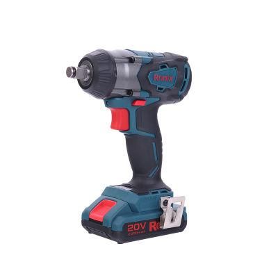 Ronix Brushless Tool Model 8907 350n. M Torque Adjustable Speed Cordless Portable Power Wrench