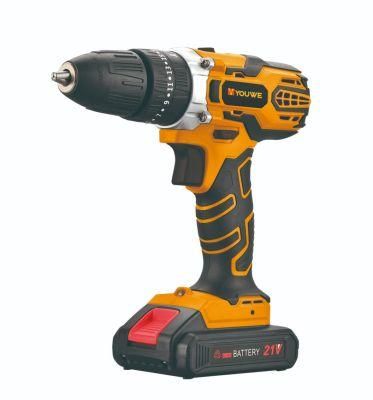 21V with 4000mA Recharger Battery Cordless Lithium Drill