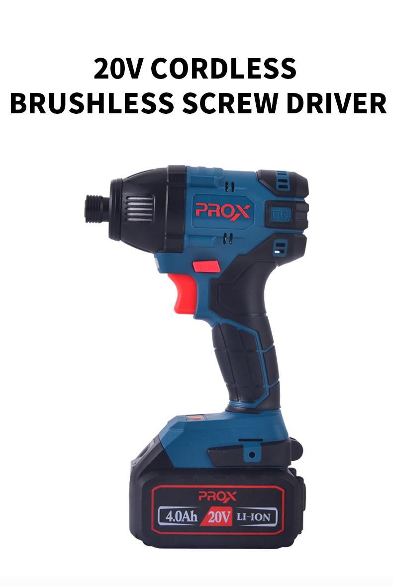 Prox 20V Li-ion Cordless Brushless Hand Impact Screwdriver Pr-200510