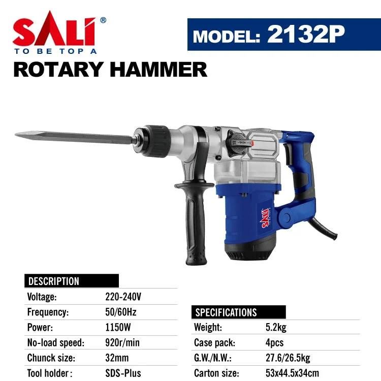 Sali 2132p 32mm 1150W High Quality Rotary Hammer