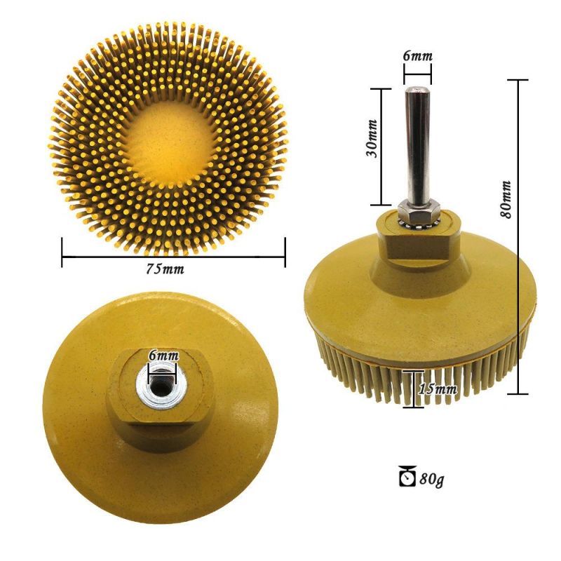 3 Inch 75mm Small Cyclone Needle Polishing Wheel Polishing Disc Electric Drill Brush