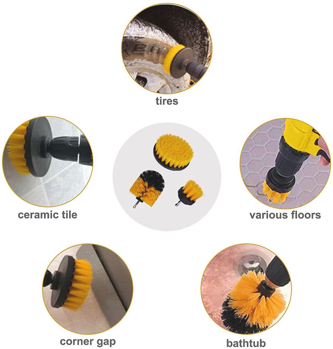 Cross-Border Supply Car Cleaning Brush 17 Sets of Car Interior Dust Removal Detail Brush Glass Cleaning Cloth Wheel Brush