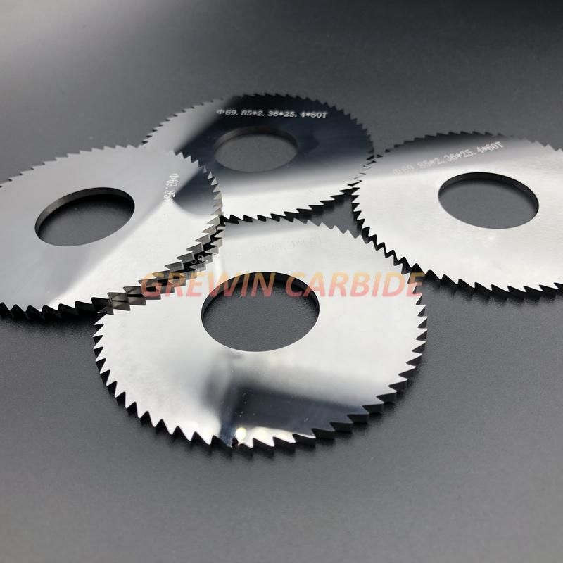 Gw Carbide Cutting Tool-Tungsten Carbide Saw Blade / Carbide Slitting Cutters 63X2X16X80t