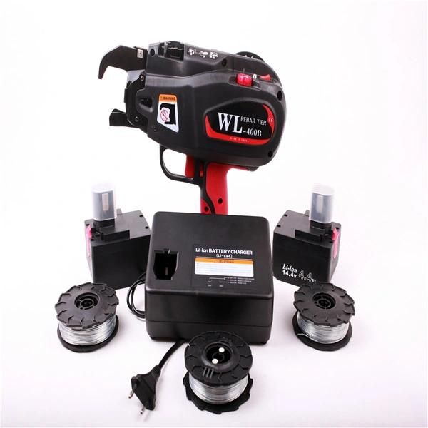 Wl-400b Electronic Controlled Unit System Steel Rebar Wire Tying Machine