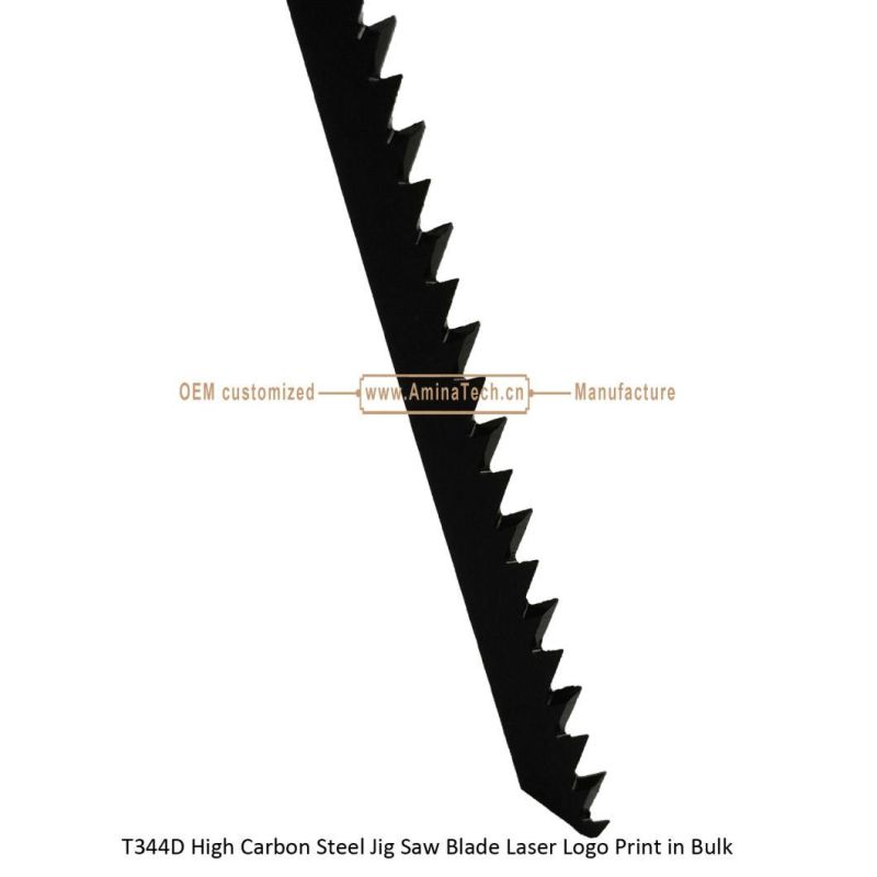 T344D High Carbon Steel Jig Saw Blade Laser Logo Print in Bulk,Size:145mmx8x6T,Reciprocating Saw Blade ,Power Tools