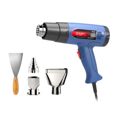High Quality Electric Embossing and Shrink Wrap Hand Held Heat Gun Hg6618es