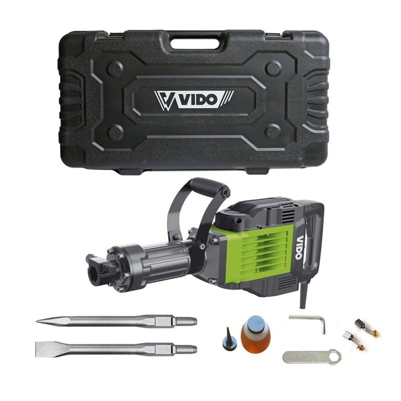 Vido 1500W 65A 60j Electric Demolition Hammer Breaker