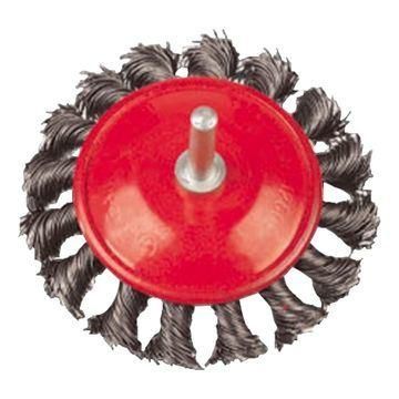 Twisted Wire Shank-Mounted Circular Brushes