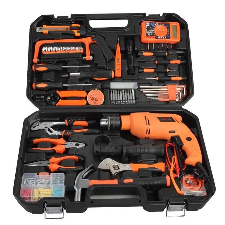 Professional Multifunction Mechanic Battery-Powered Impact Drill Tools Set