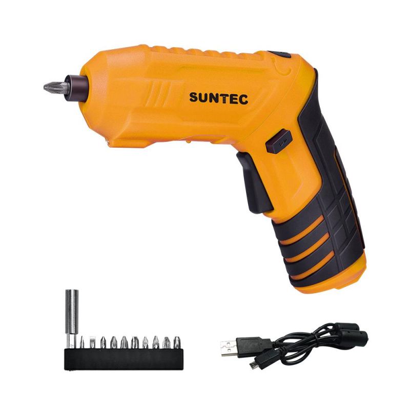 4V Palm-Sized Cordless Screwdriver with Flexible Shaft and Double Blister Package