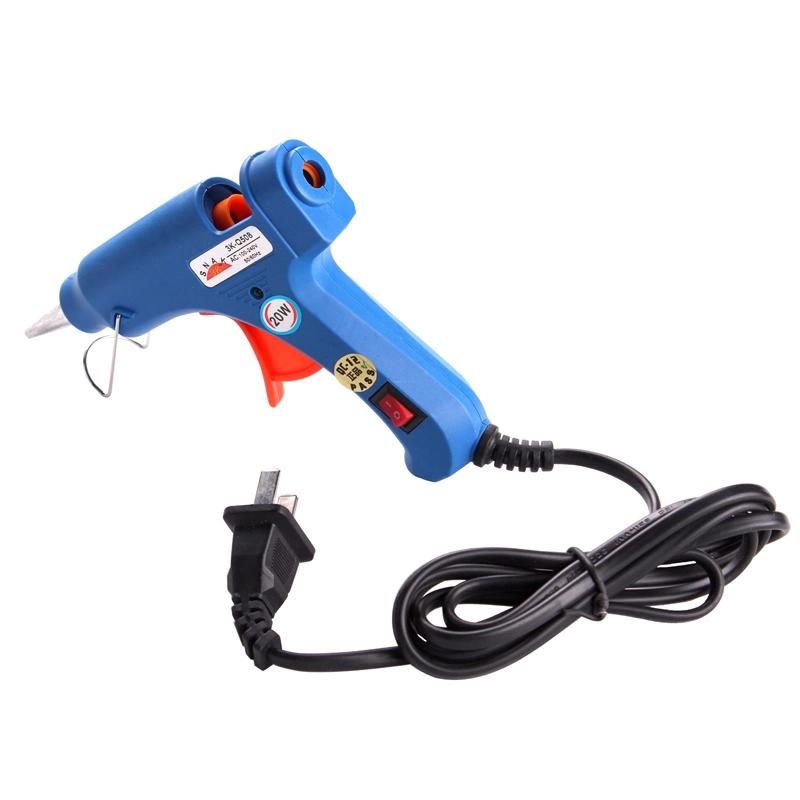 [Sinfoo] Plastic Electric Heating Hot Melt Glue Gun 20W (3K-Q508-20)