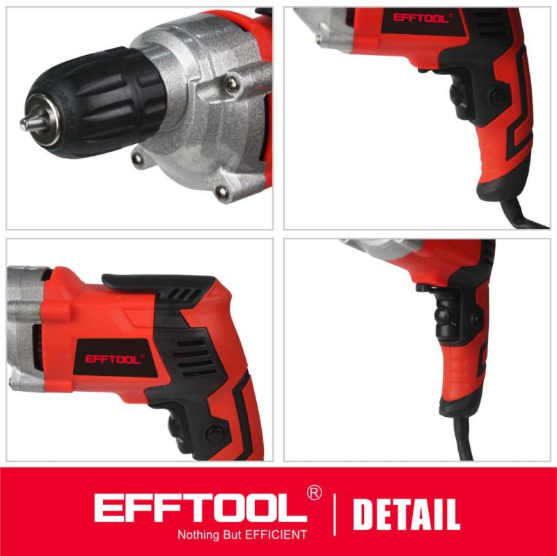 Efftool Dr-400s 580W 230~50/60Hz Max Drilling Steel 10mm Electric Drill